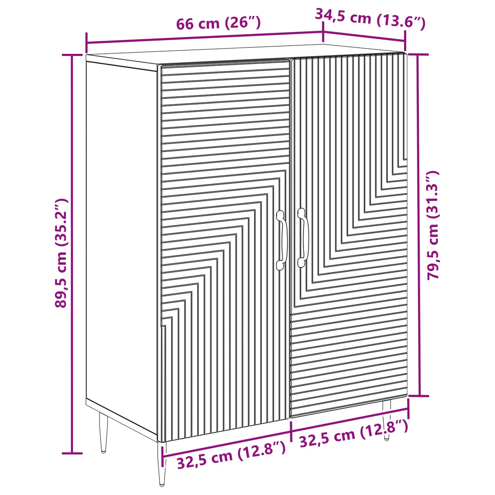 Kreveta Staro drvo 66 x 34,5 x 89,5 cm Konstruirano drvo