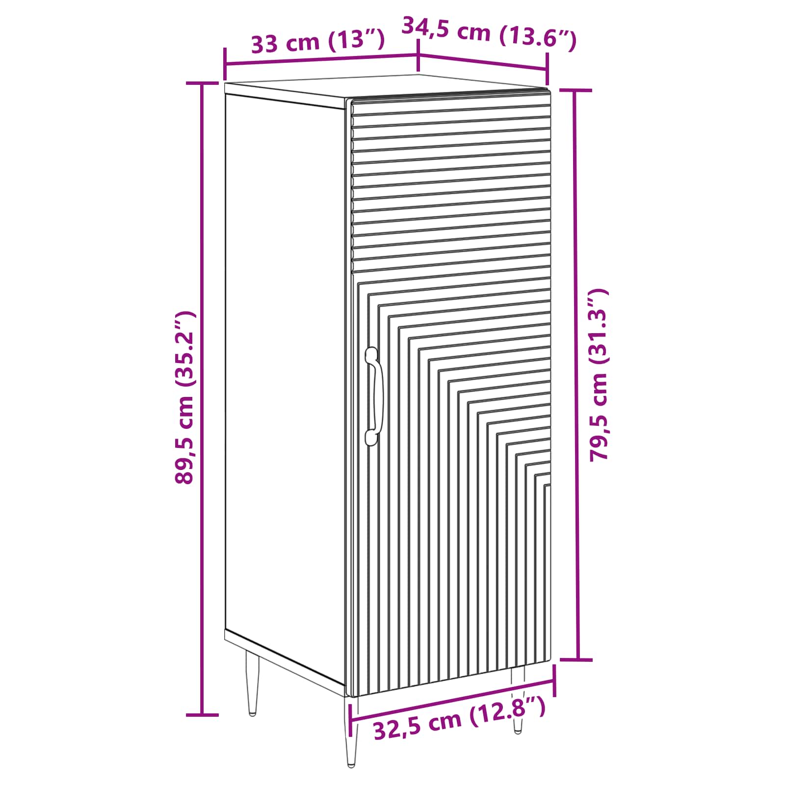 Kreveta Crna 33 x 34,5 x 89,5 cm Konstruirano drvo