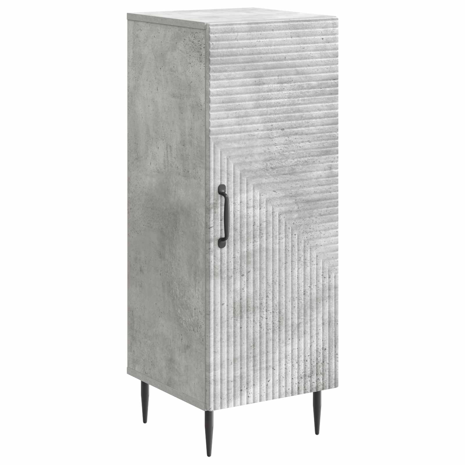 Kreveta Betonska siva 33 x 34,5 x 89,5 cm Konstruirano drvo