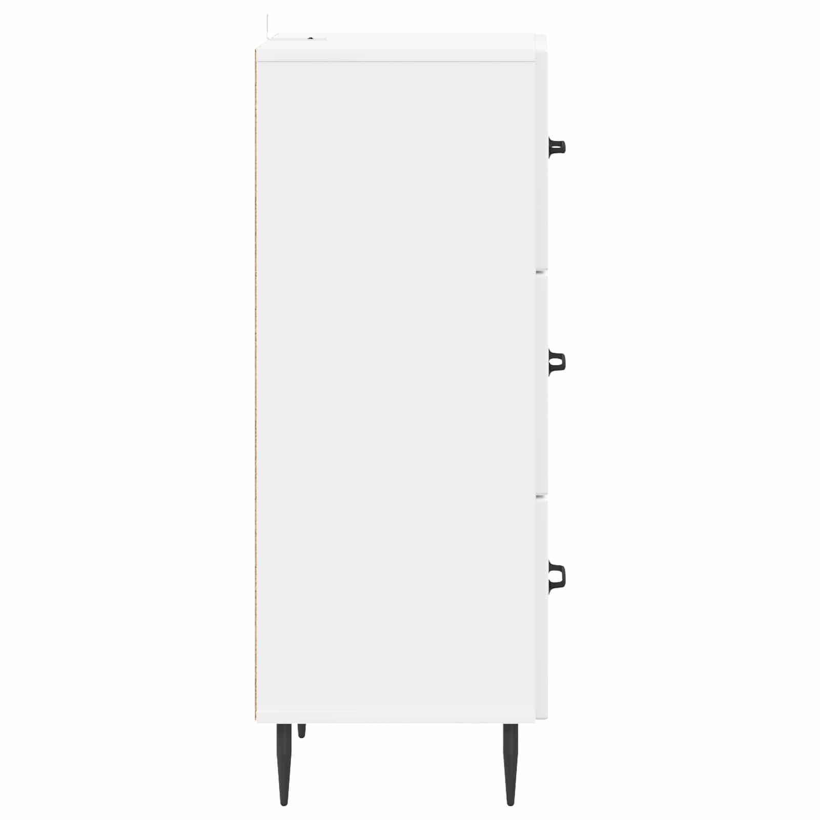 Ormar s ladicama Bijela visokog sjaja 33 x 34,5 x 89,5 cm