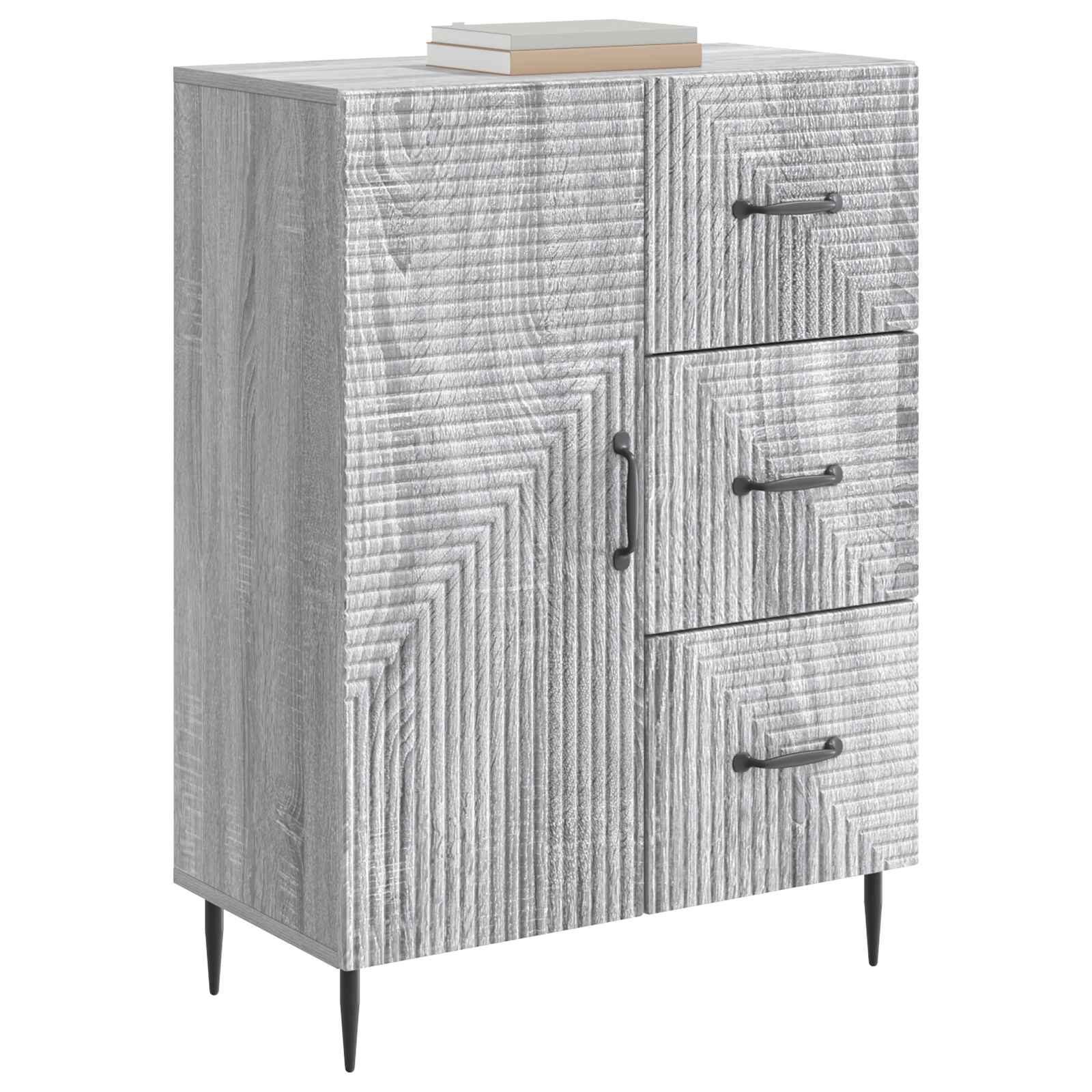 Kreveta Siva sonoma 66 x 34,5 x 89,5 cm Konstruirano drvo