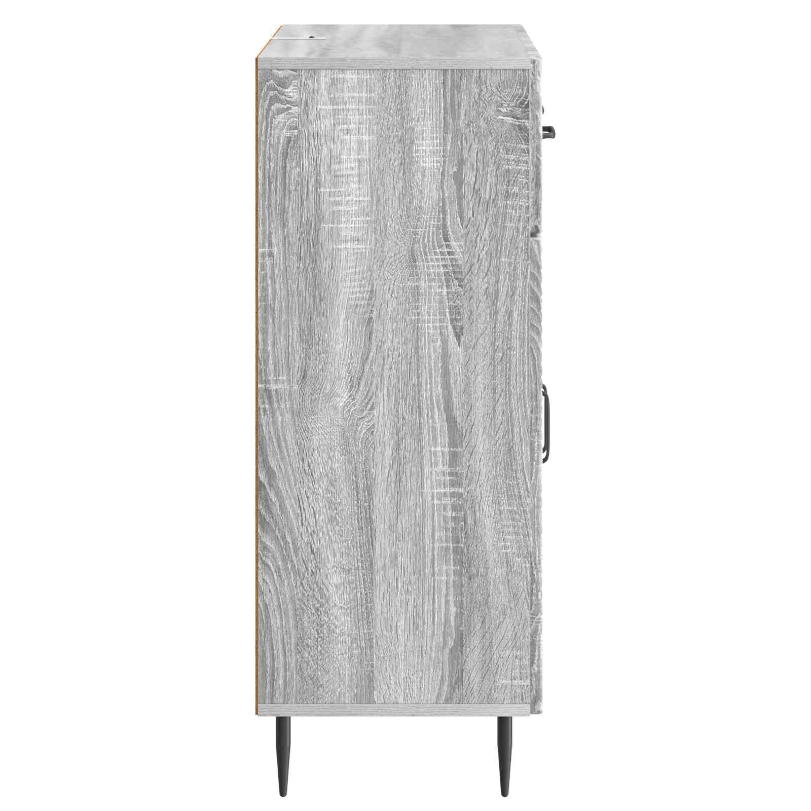 Kreveta Siva sonoma 66 x 34,5 x 89,5 cm Konstruirano drvo