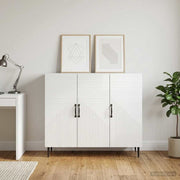 Kreveta Bijela visokog sjaja 89 x 34,5 x 80 cm