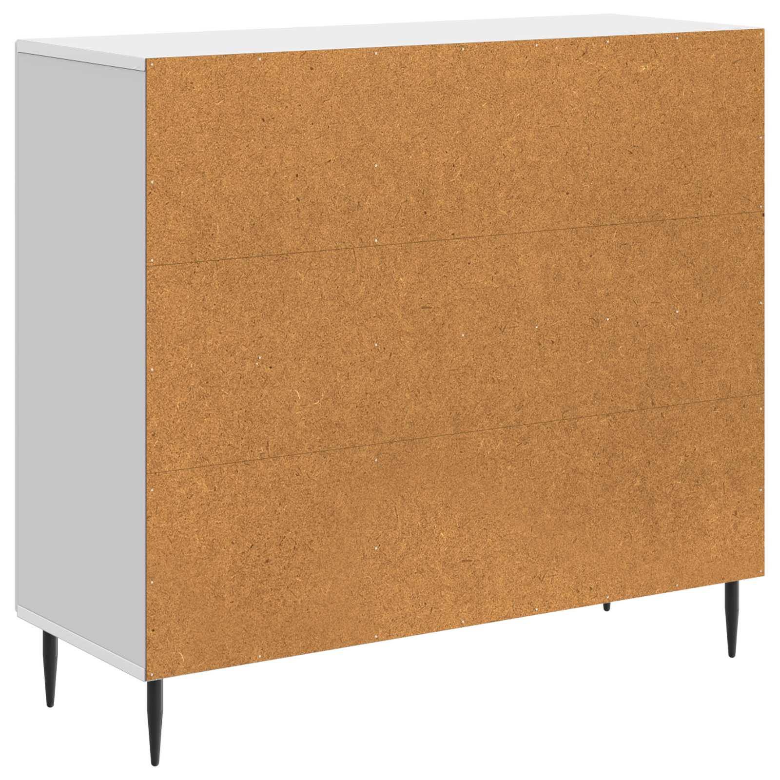 Kreveta Bijela visokog sjaja 89 x 34,5 x 80 cm