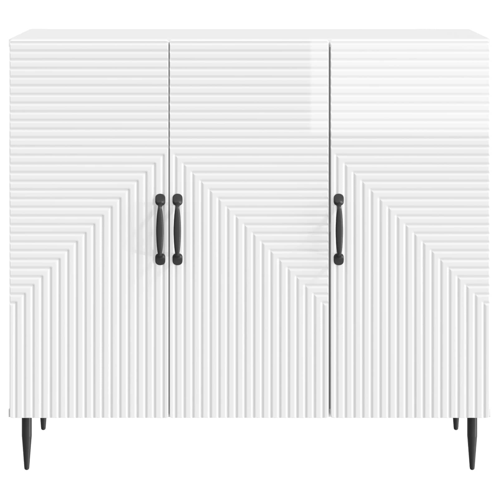 Kreveta Bijela visokog sjaja 89 x 34,5 x 80 cm