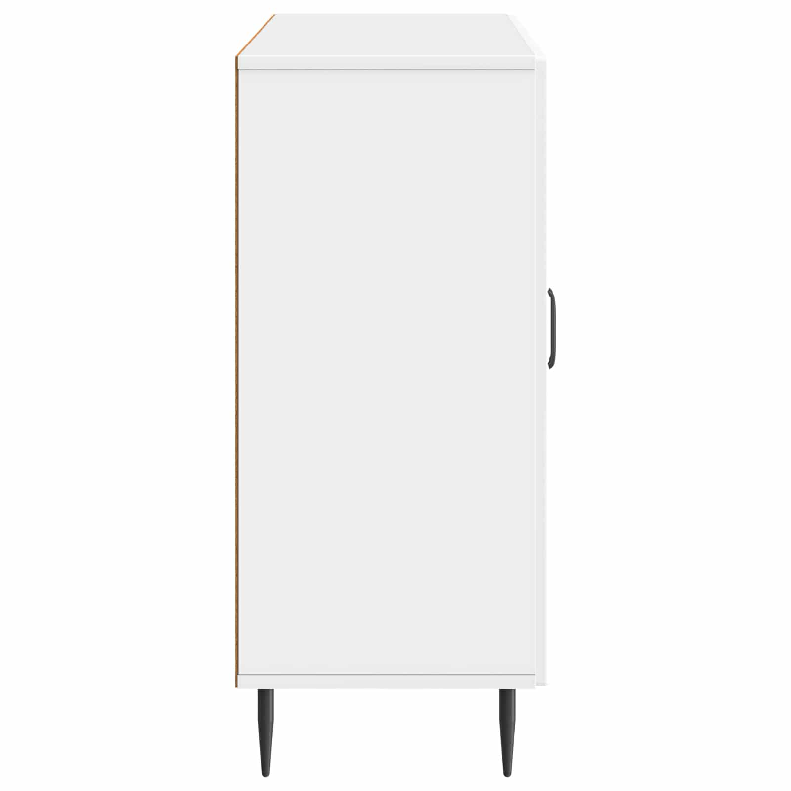 Kreveta Bijela visokog sjaja 89 x 34,5 x 80 cm