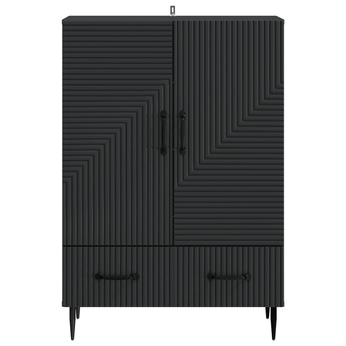 Kreveta s ladicama Crna 66 x 34,5 x 95 cm Konstruirano drvo