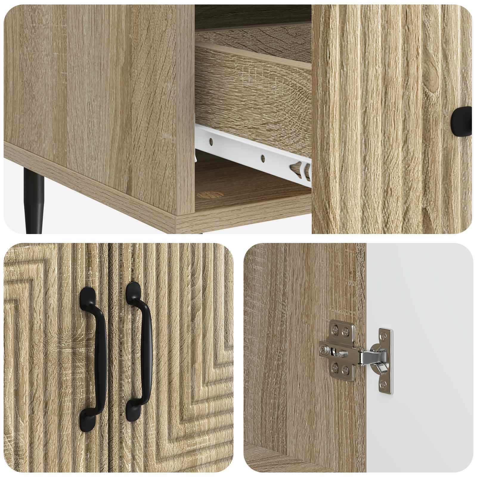 Kreveta Hrast sonoma 66 x 34,5 x 95 cm Konstruirano drvo