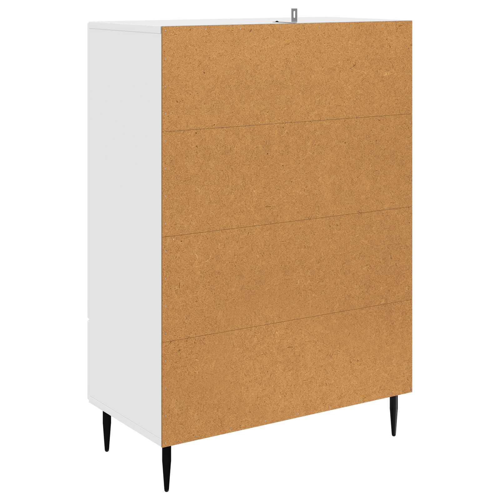 Kreveta s ladicama Bijela visokog sjaja 66 x 34,5 x 95 cm