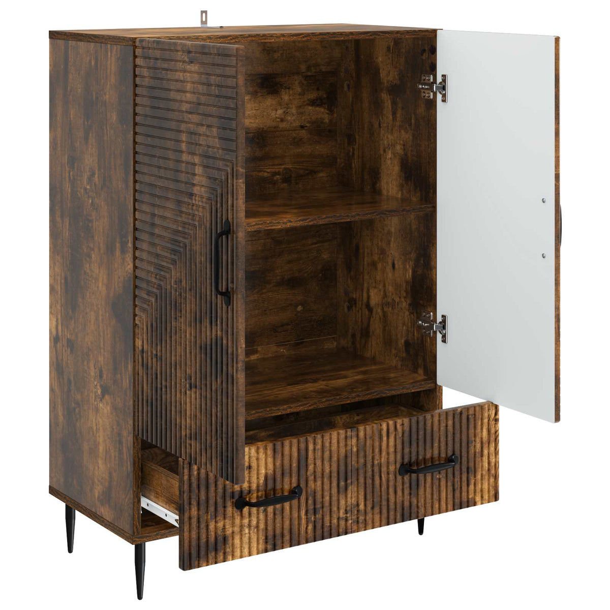 Kreveta Dimljeni hrast 66 x 34,5 x 95 cm Konstruirano drvo