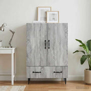 Kreveta Siva sonoma 66 x 34,5 x 95 cm Konstruirano drvo