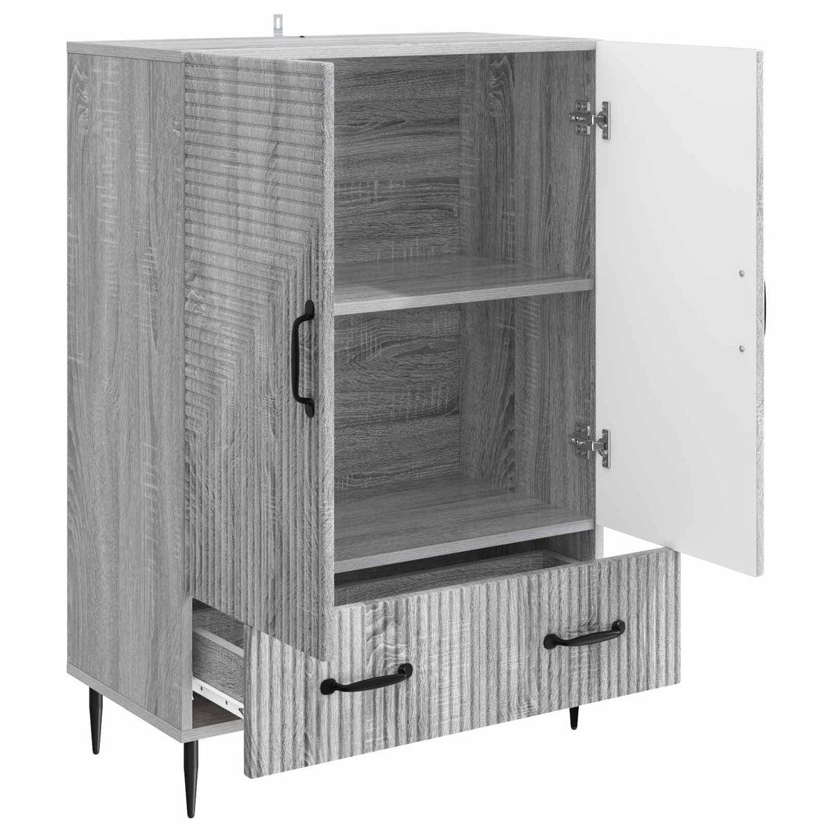 Kreveta Siva sonoma 66 x 34,5 x 95 cm Konstruirano drvo