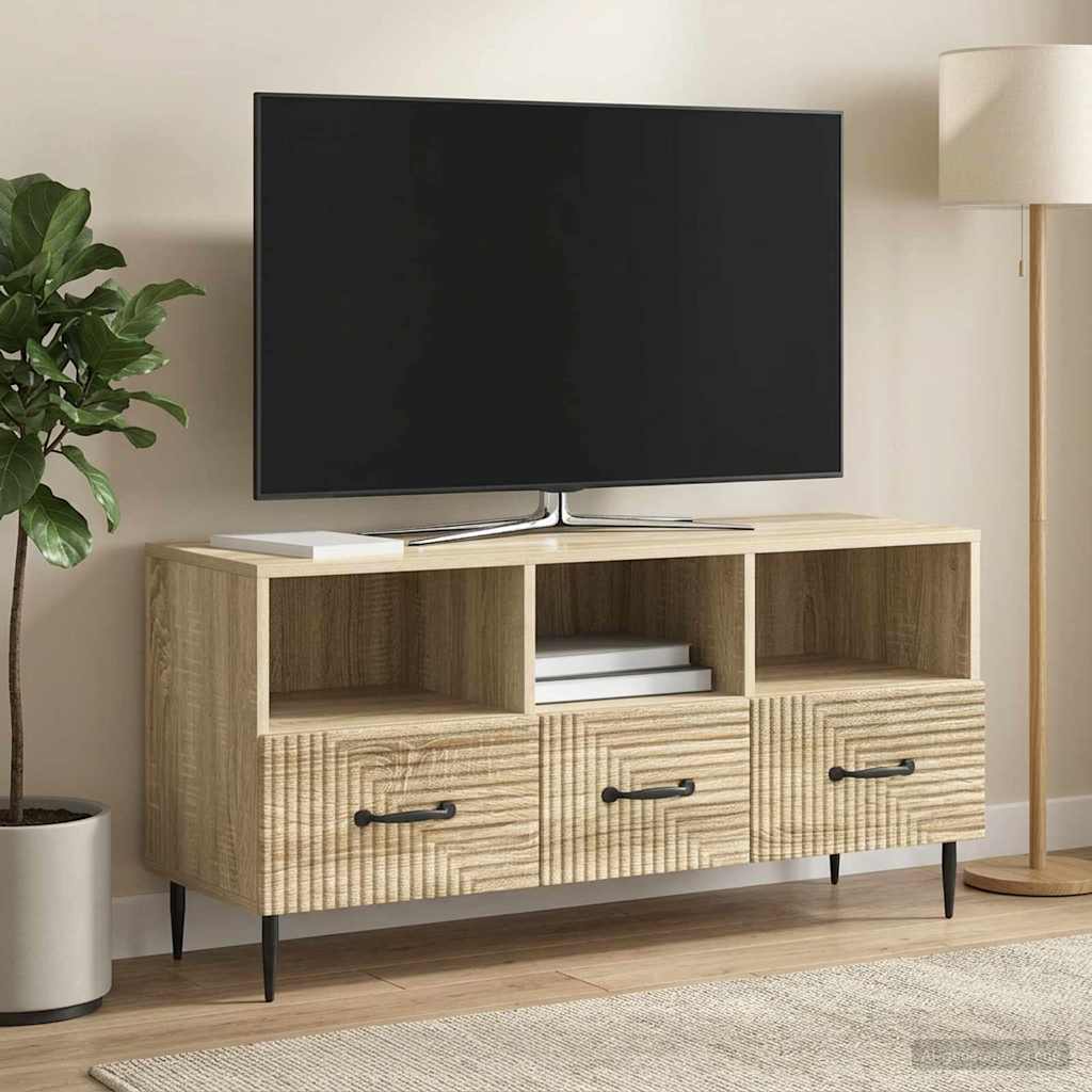 TV ormar Hrast sonoma 102 x 34,5 x 50 cm Konstruirano drvo