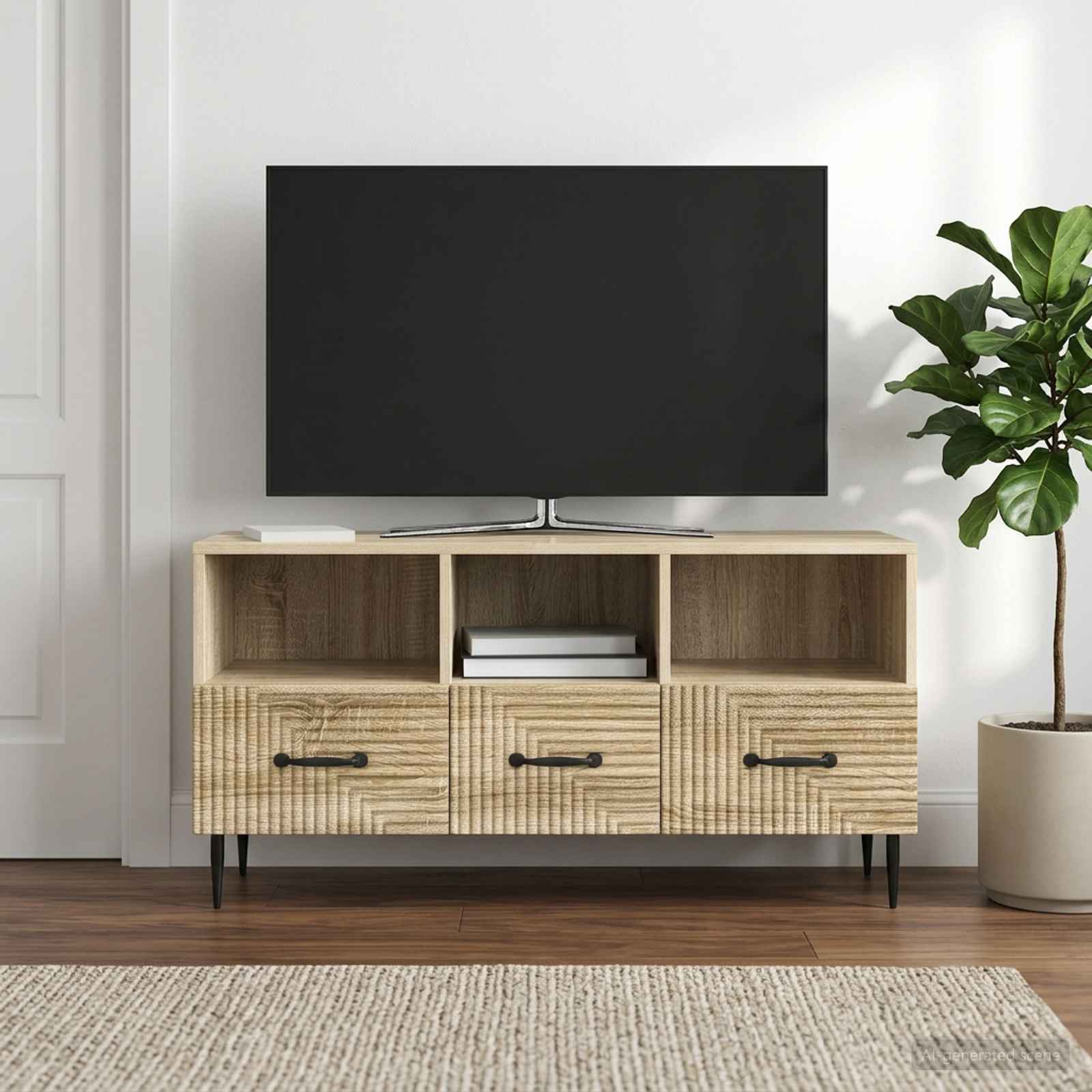 TV ormar Hrast sonoma 102 x 34,5 x 50 cm Konstruirano drvo