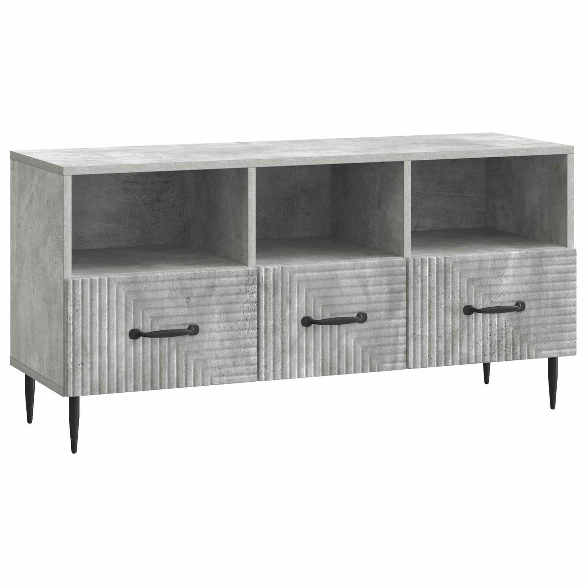 TV ormar Betonska siva 102 x 34,5 x 50 cm Konstruirano drvo