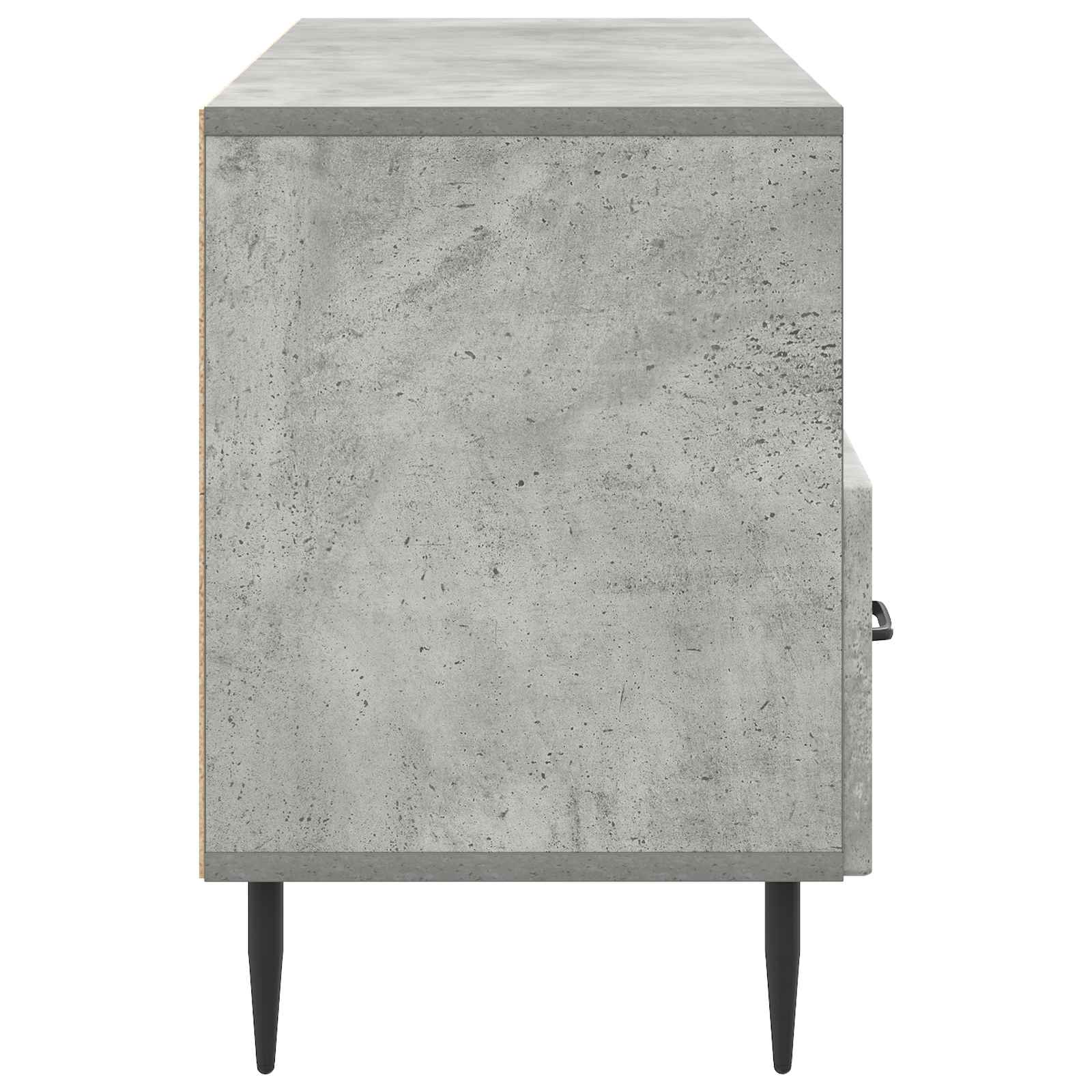 TV ormar Betonska siva 102 x 34,5 x 50 cm Konstruirano drvo