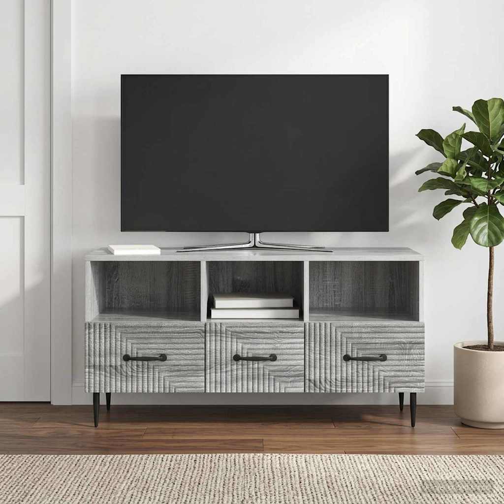 TV ormar Siva sonoma 102 x 34,5 x 50 cm Konstruirano drvo