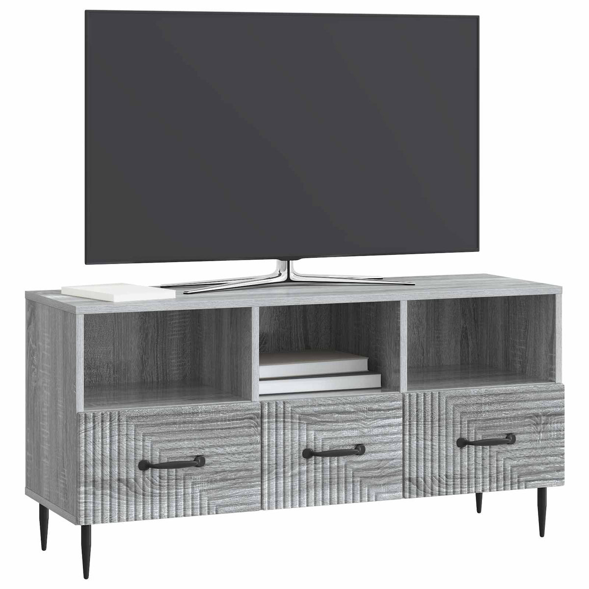 TV ormar Siva sonoma 102 x 34,5 x 50 cm Konstruirano drvo