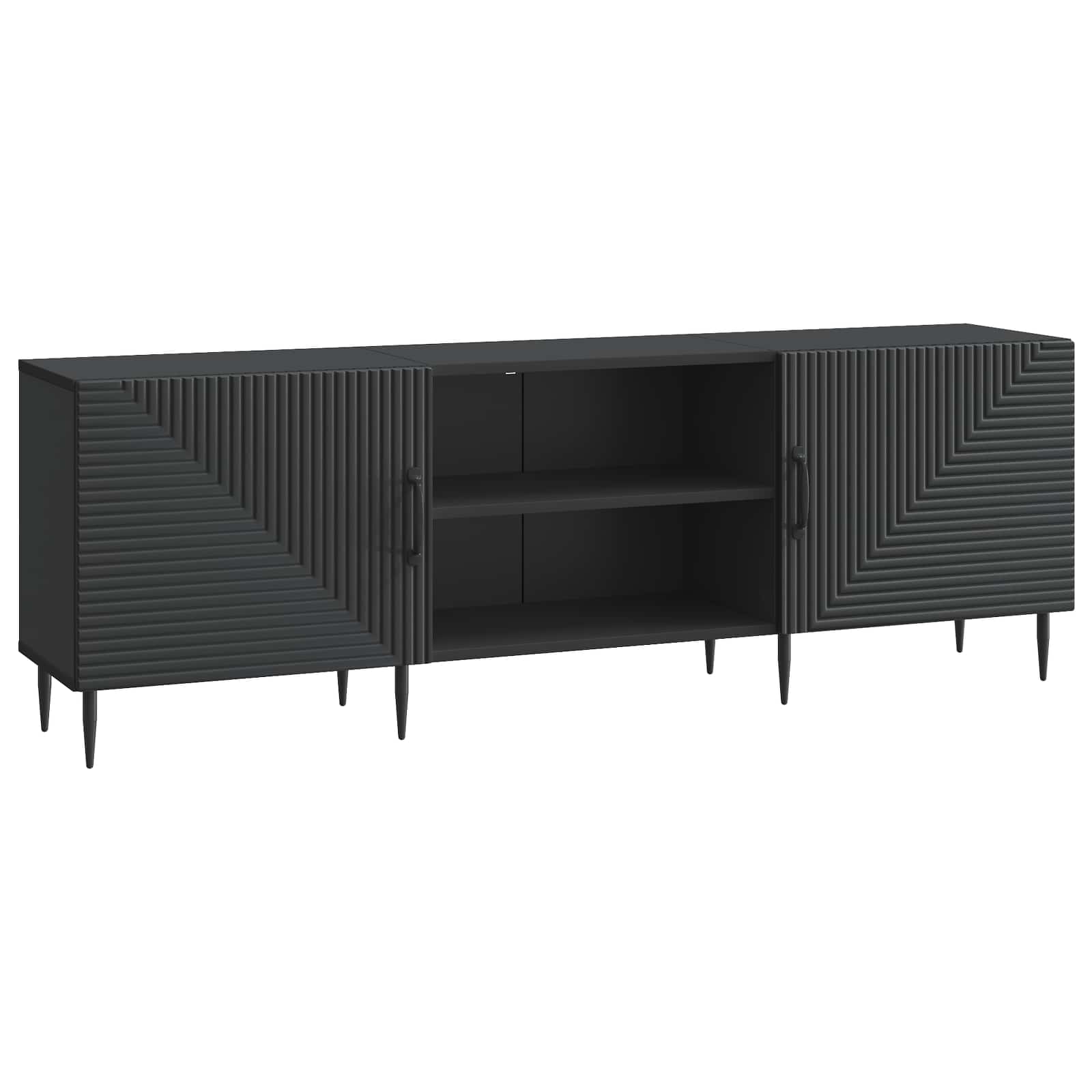 TV ormar Crna 150 x 31 x 50 cm Konstruirano drvo