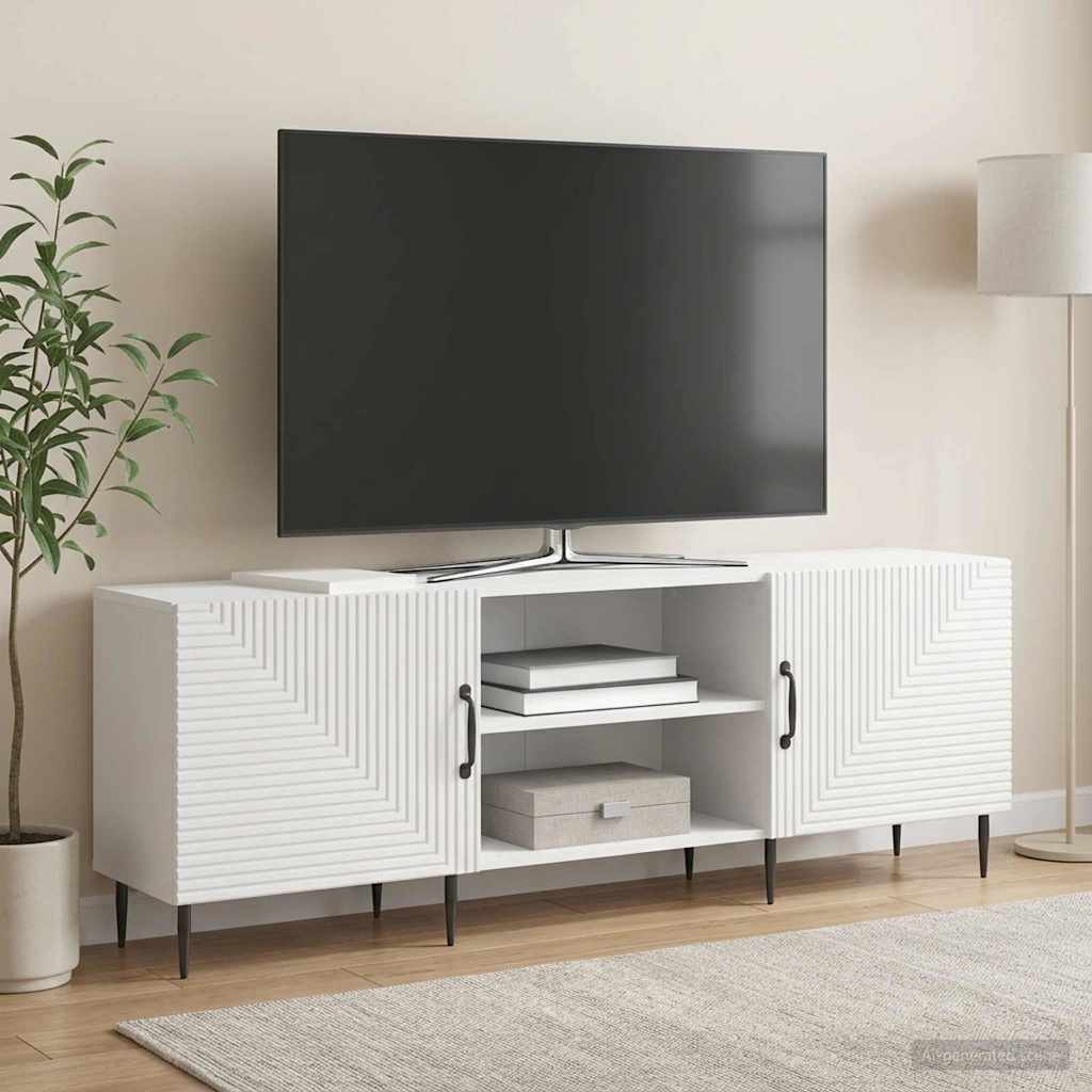 TV ormar 150 x 31 x 50 cm Bijela visokog sjaja