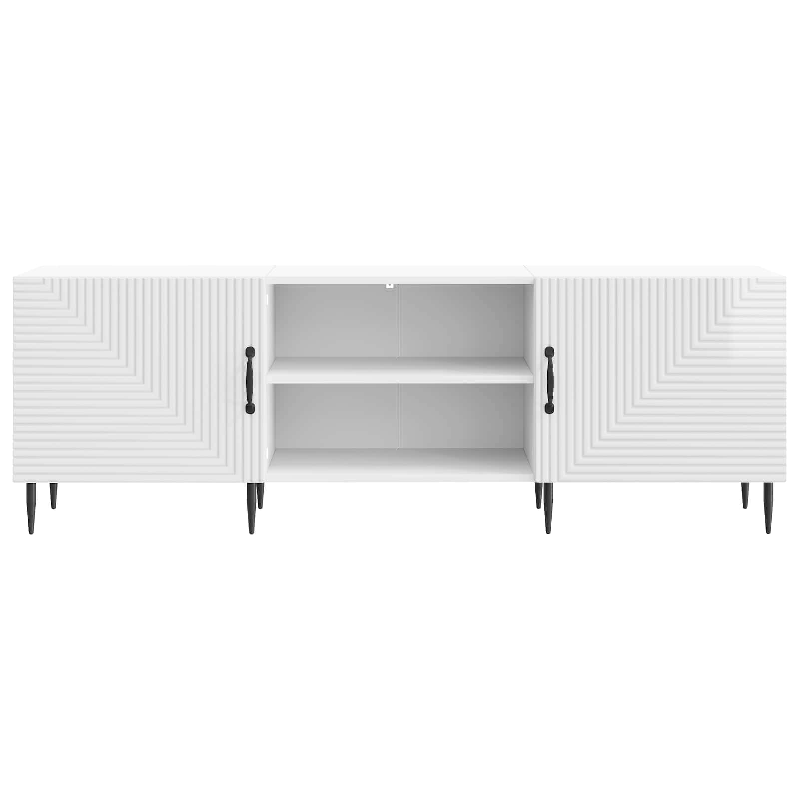TV ormar 150 x 31 x 50 cm Bijela visokog sjaja