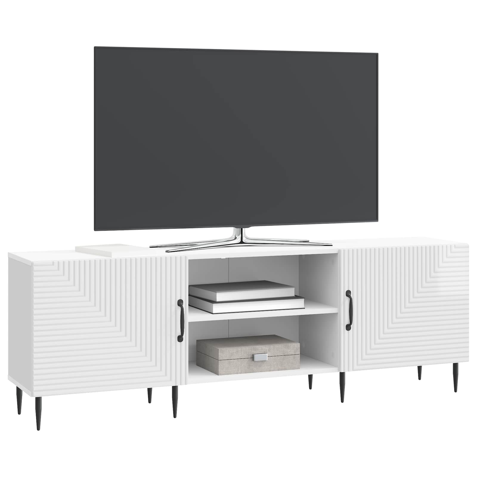TV ormar 150 x 31 x 50 cm Bijela visokog sjaja