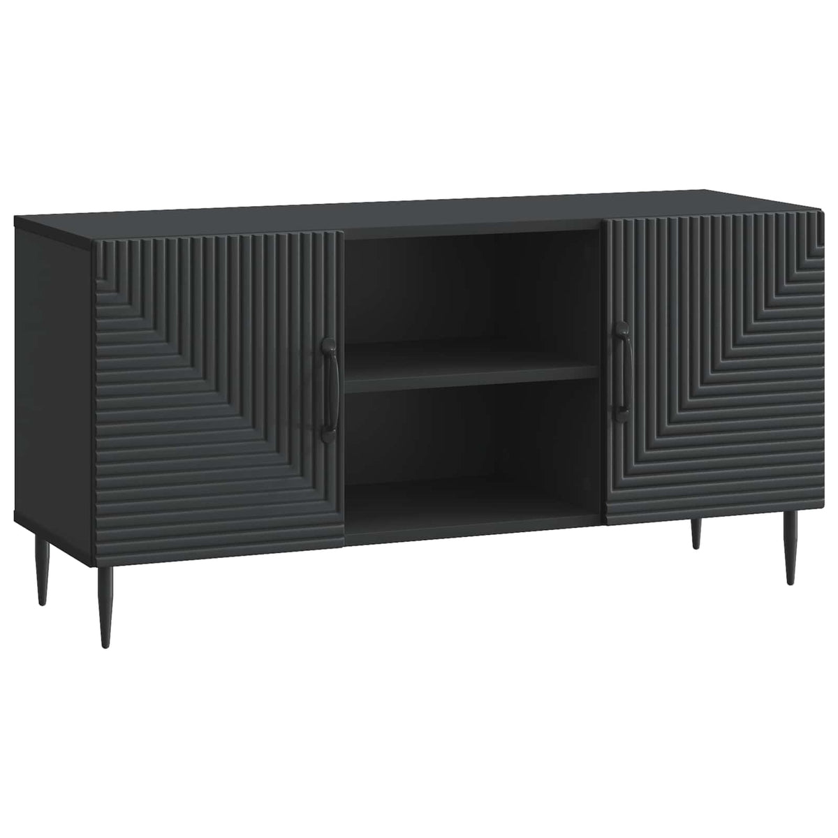 TV ormar Crna 102 x 34,5 x 50 cm Konstruirano drvo