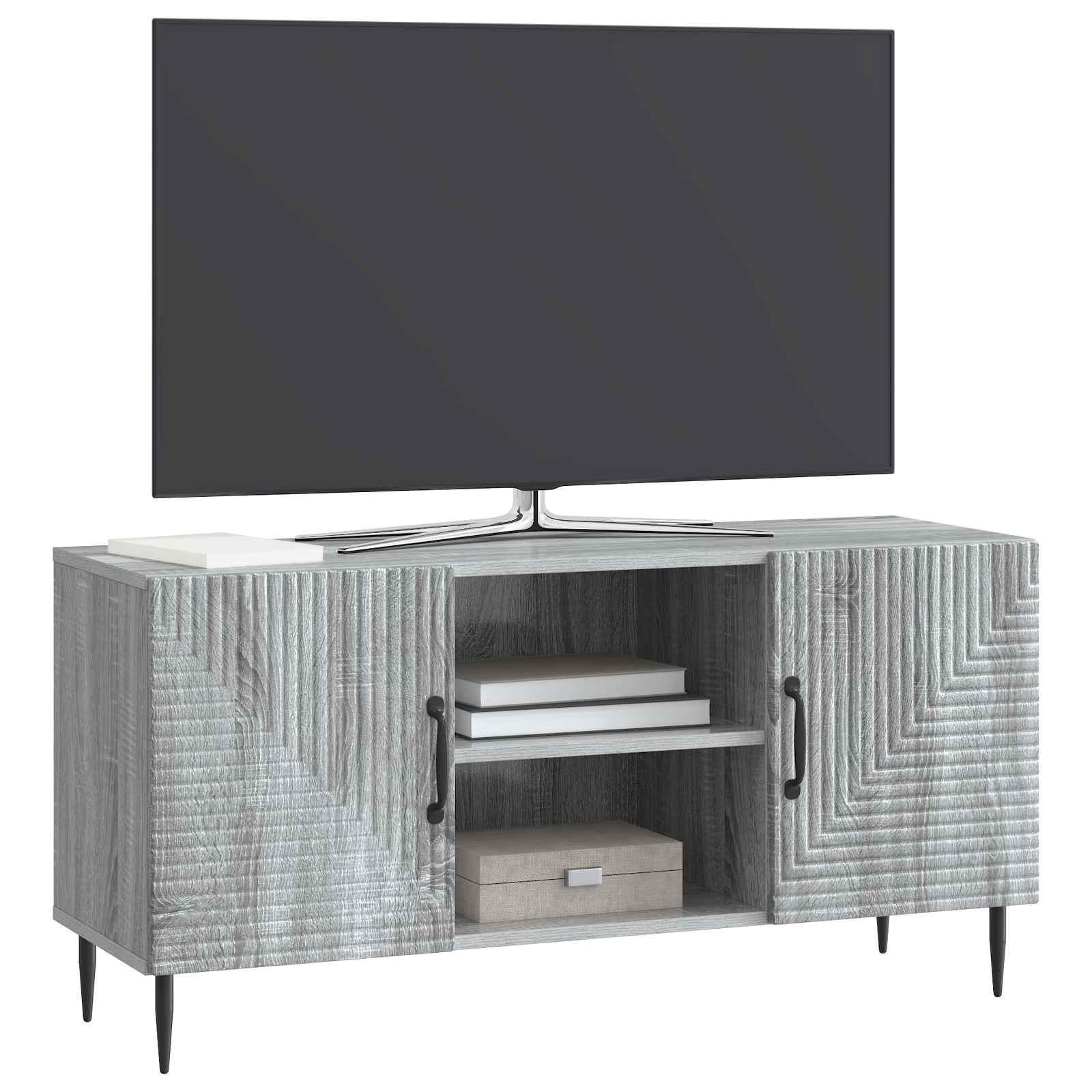 TV ormar Siva sonoma 102 x 34,5 x 50 cm Konstruirano drvo