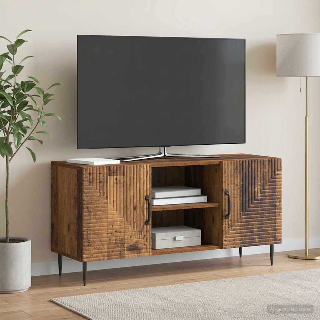 TV ormar Staro drvo 102 x 34,5 x 50 cm Konstruirano drvo