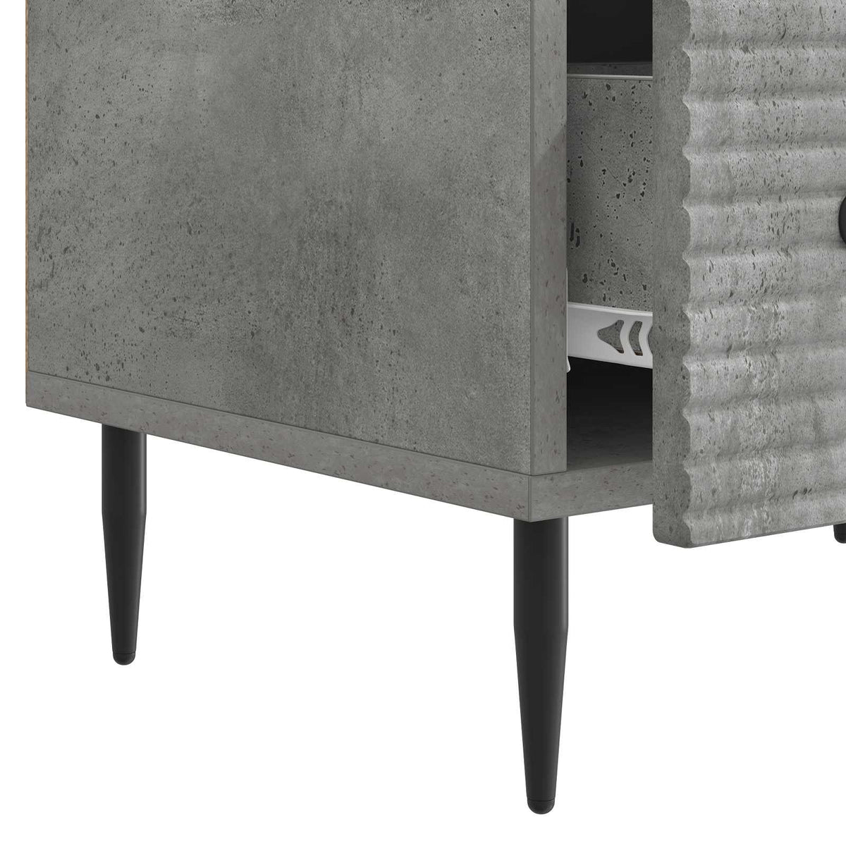 TV ormar Betonska siva 147 x 34,5 x 30 cm Konstruirano drvo