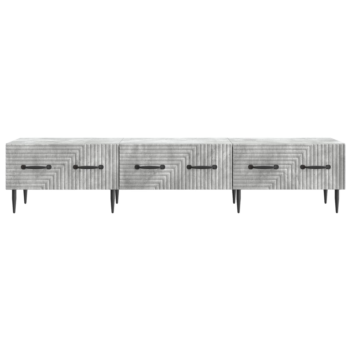 TV ormar Betonska siva 147 x 34,5 x 30 cm Konstruirano drvo