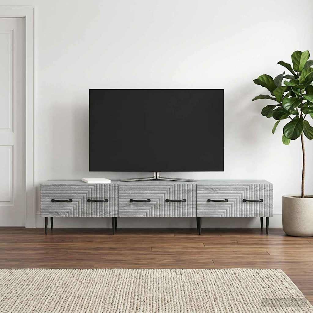 TV ormar Siva sonoma 147 x 34,5 x 30 cm Konstruirano drvo