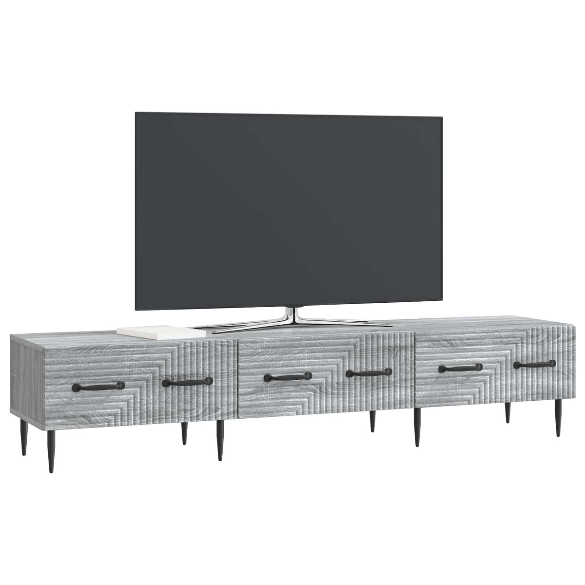 TV ormar Siva sonoma 147 x 34,5 x 30 cm Konstruirano drvo
