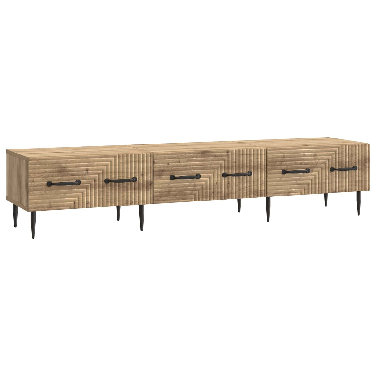 TV ormar 147 x 34,5 x 30 cm Hrast artisan Konstruirano drvo