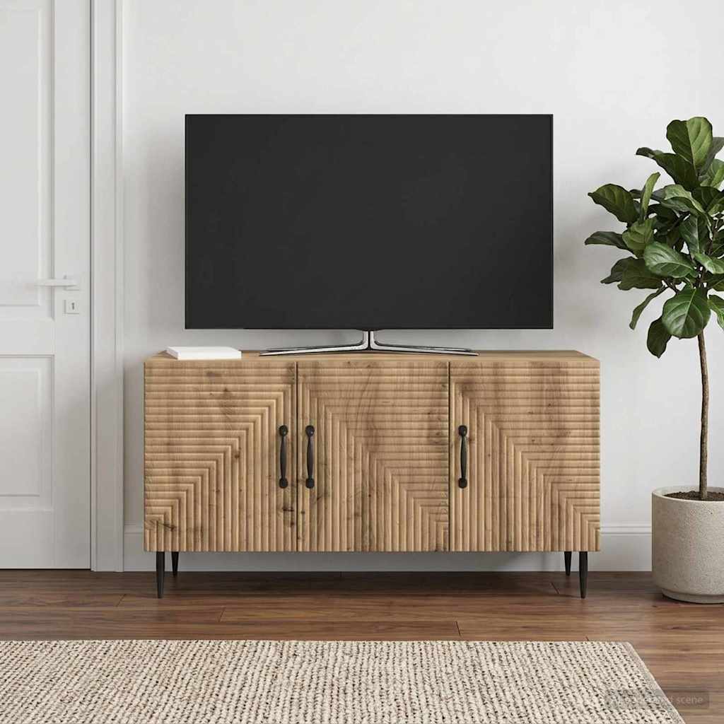 TV ormar 99 x 34,5 x 50 cm Hrast artisan Konstruirano drvo