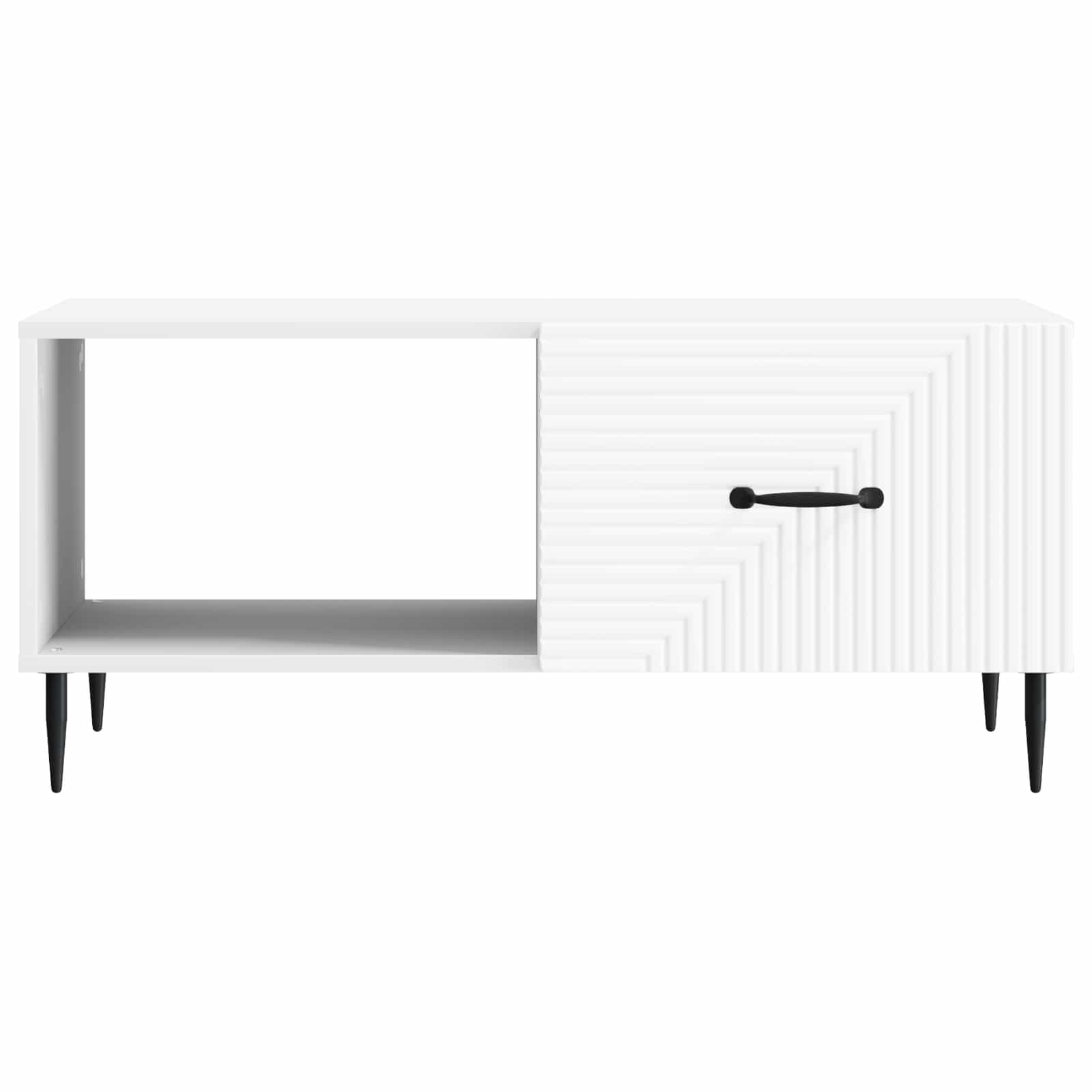Kava Stol Bijela 90 x 50 x 40 cm Konstruirano drvo