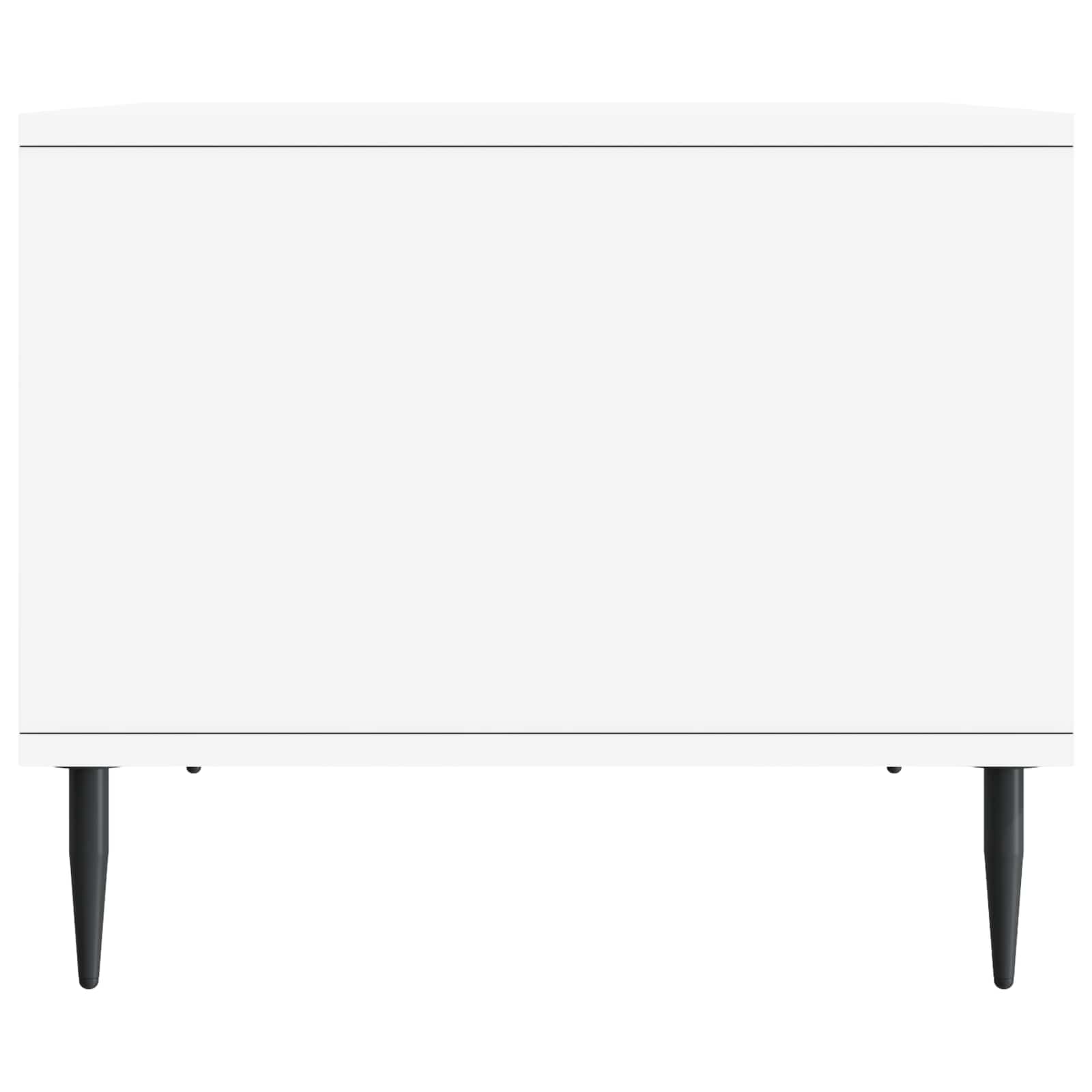 Kava Stol Bijela 90 x 50 x 40 cm Konstruirano drvo