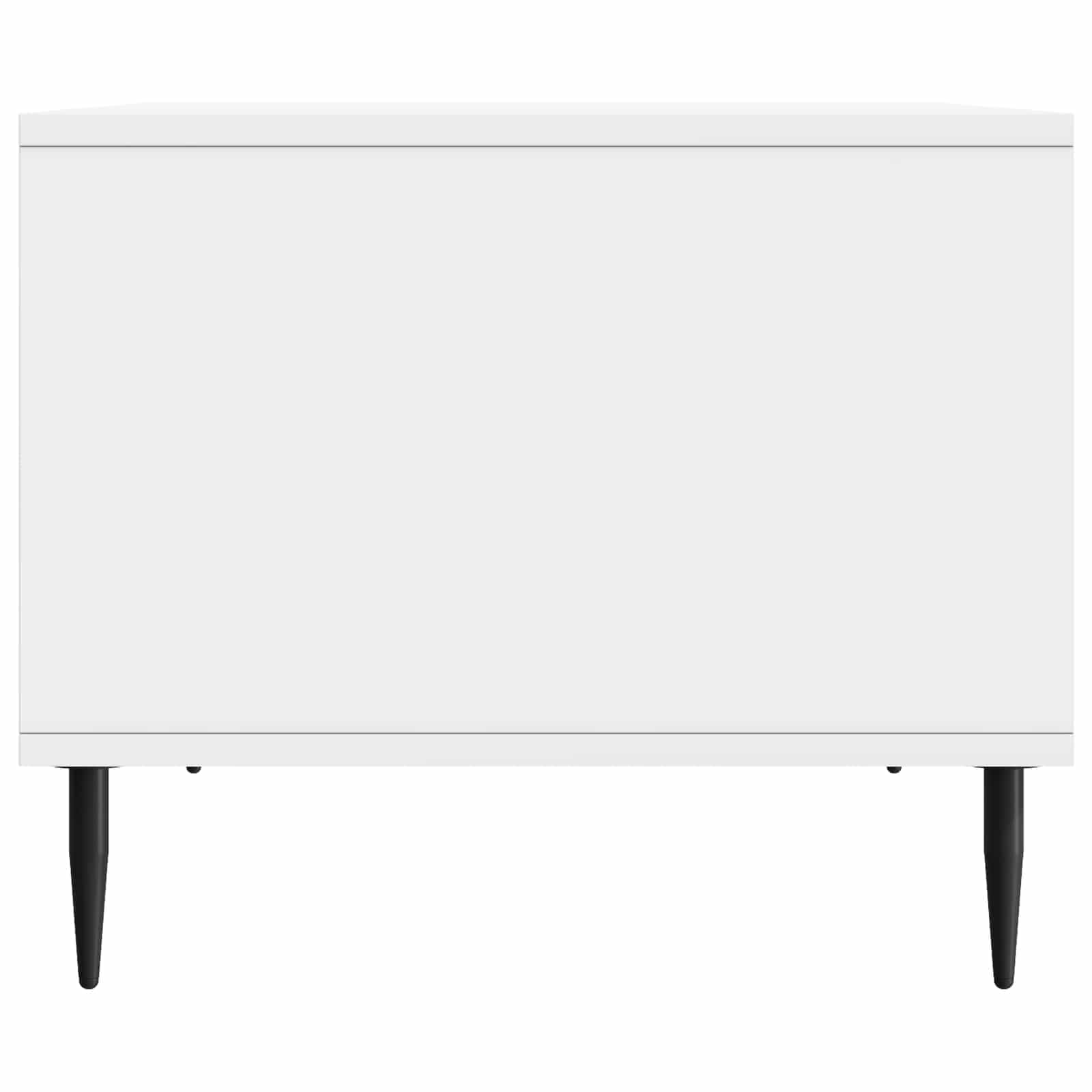 Kava Stol Bijela visokog sjaja 90 x 50 x 40 cm