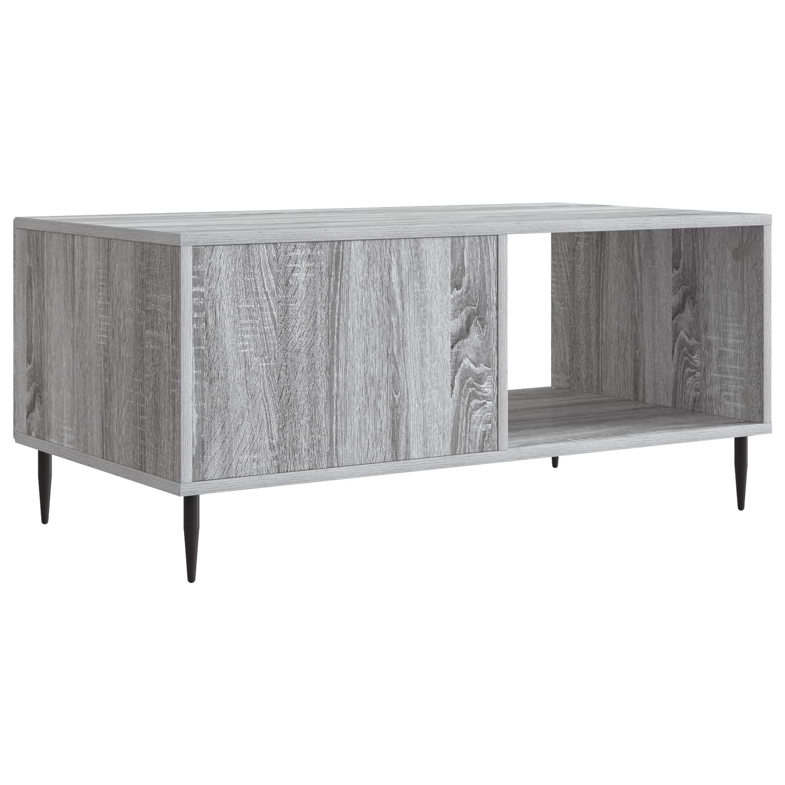 Kava Stol Siva sonoma 90 x 50 x 40 cm Konstruirano drvo