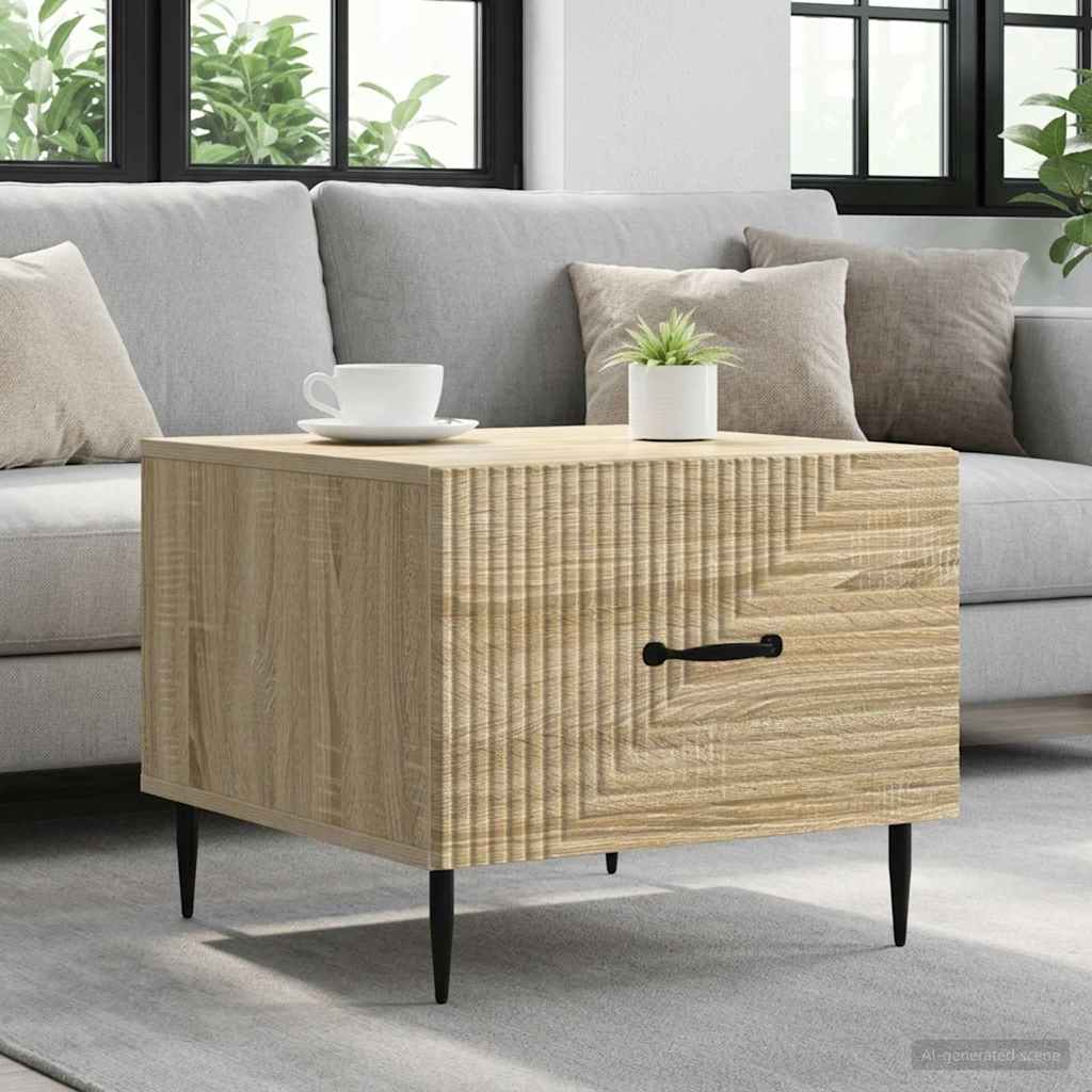 Kava Stol Hrast sonoma 49 x 50 x 40 cm Konstruirano drvo
