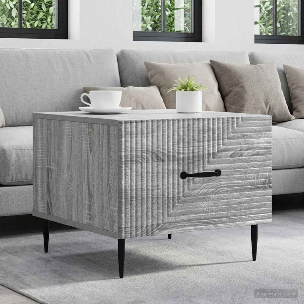 Kava Stol Siva sonoma 49 x 50 x 40 cm Konstruirano drvo
