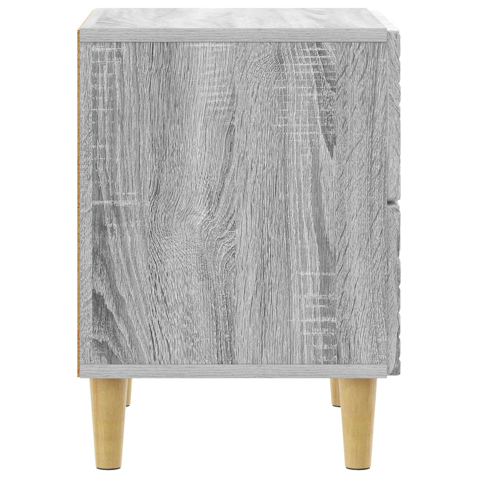 Noćni ormarić Siva Sonoma 62 x 34,5 x 48 cm Konstruirano drvo