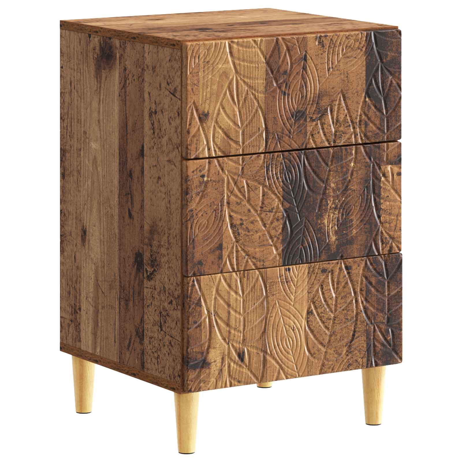 Noćni ormarić Staro drvo 43 x 39,5 x 66,5 cm Konstruirano drvo