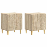 Noćni ormarić 2 pcs Hrast sonoma 43 x 34,5 x 50 cm