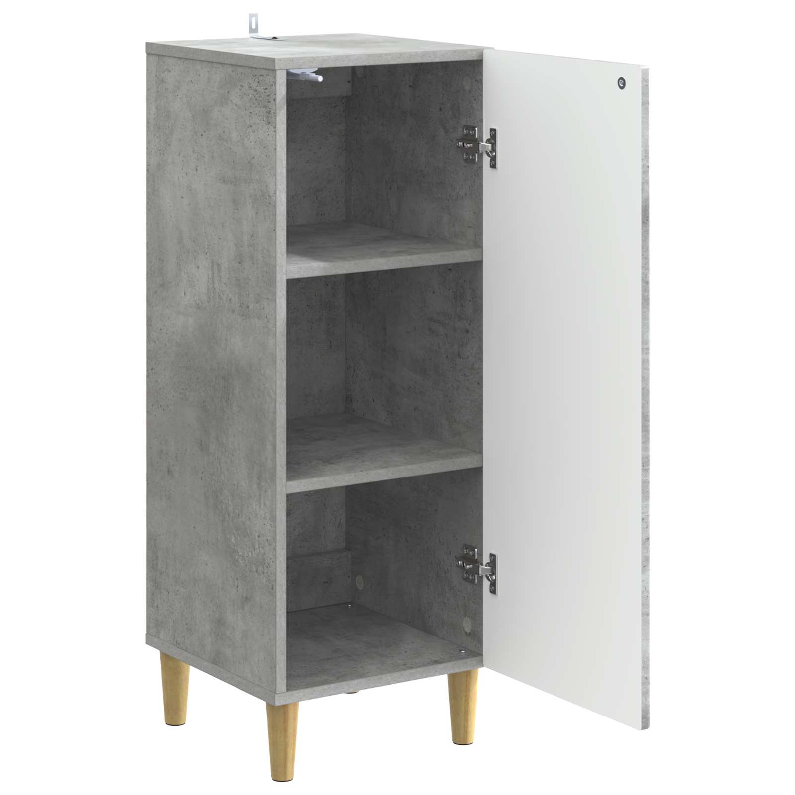 Kreveta Betonska siva 33 x 34,5 x 90 cm Konstruirano drvo