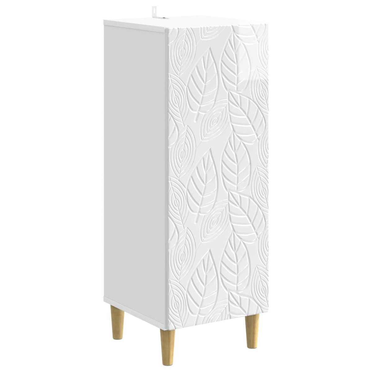 Kreveta Bijela visokog sjaja 33 x 34,5 x 90 cm