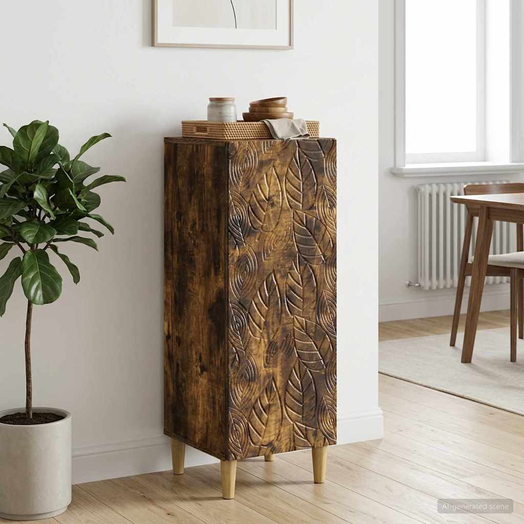 Kreveta Dimljeni hrast 33 x 34,5 x 90 cm Konstruirano drvo