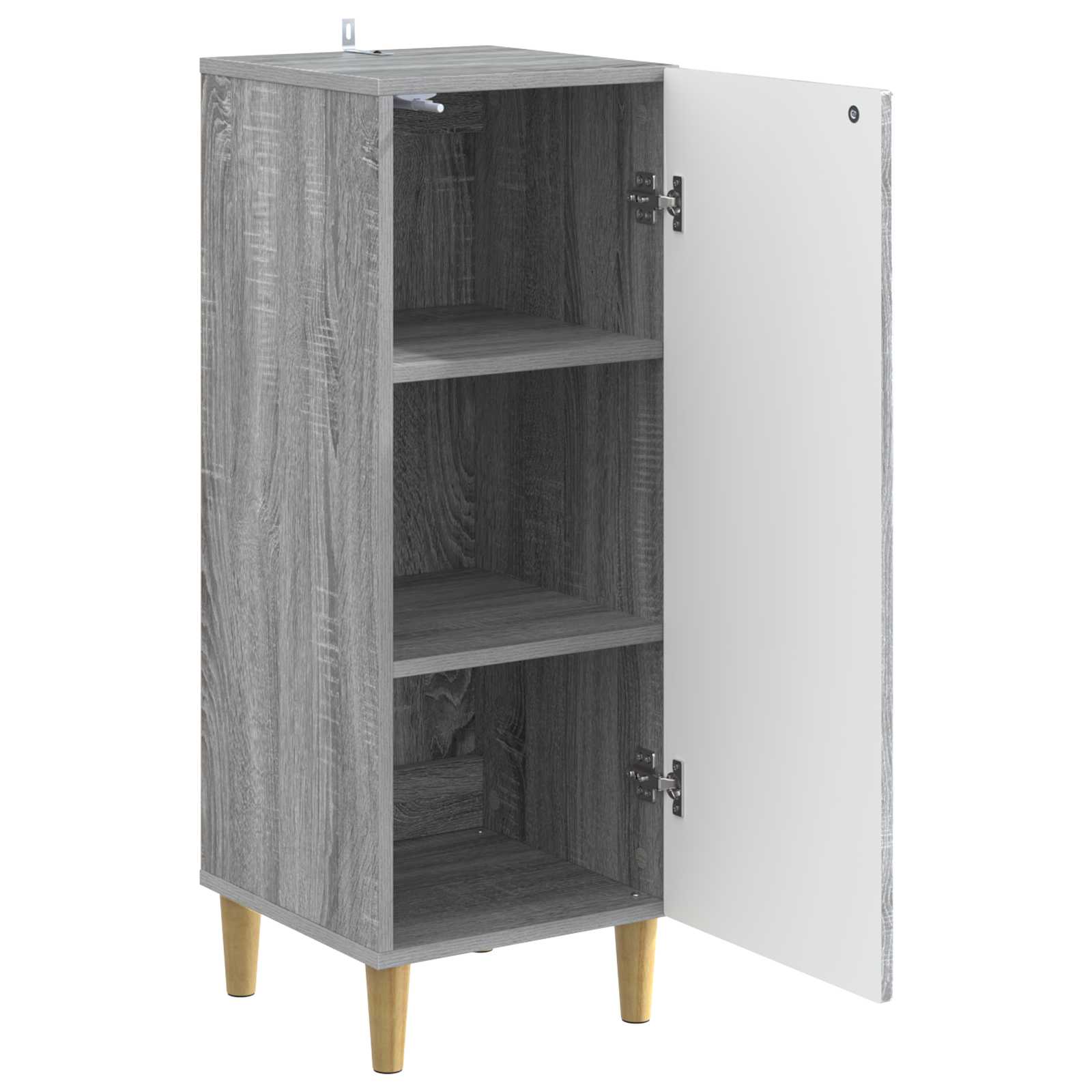 Kreveta Siva Sonoma 33 x 34,5 x 90 cm Konstruirano drvo