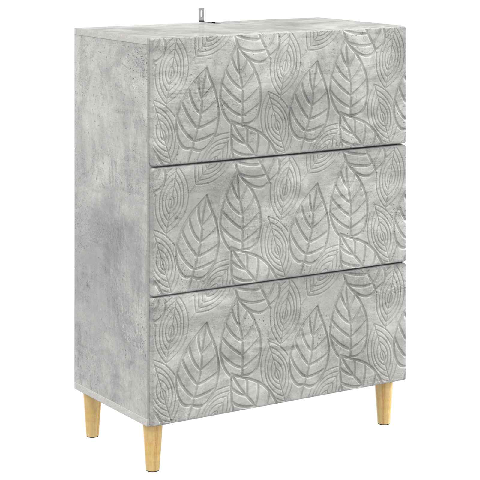 Ormar s ladicama Betonska siva 66 x 34,5 x 90 cm
