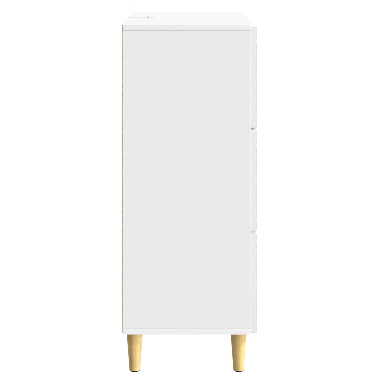 Ormar s ladicama Bijela visokog sjaja 66 x 34,5 x 90 cm
